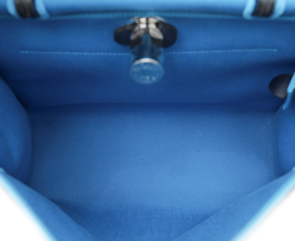 HERMES Bicolor Zanzibar Nuit Herbag PM Bag-Hermes-THE CLOSET