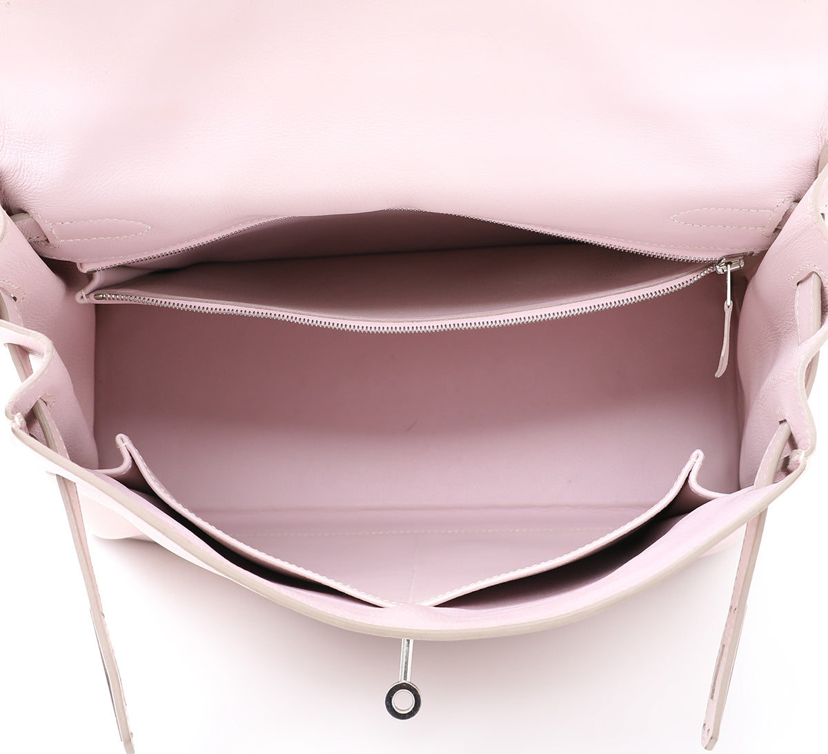 Hermes Rose Dragee Swift Kelly 28 Bag-Hermes-THE CLOSET