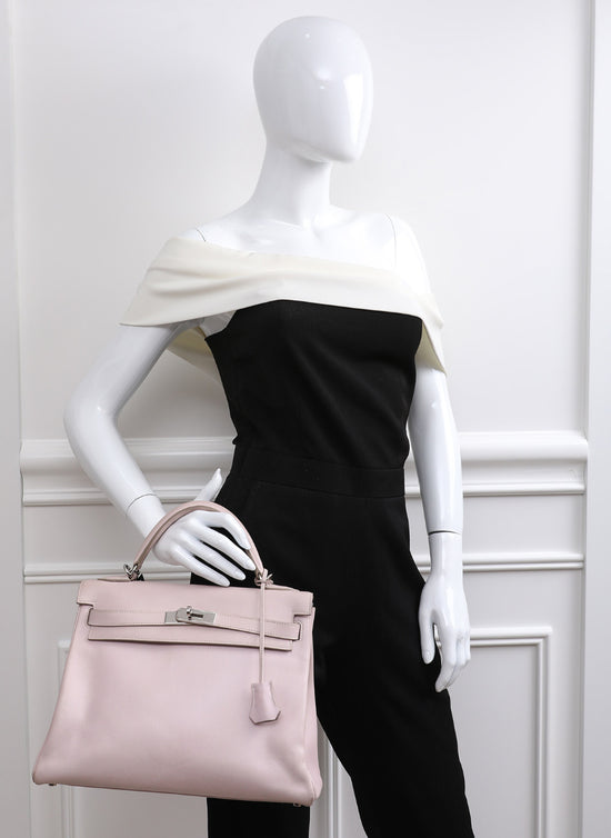 Hermes Rose Dragee Swift Kelly 28 Bag – The Closet