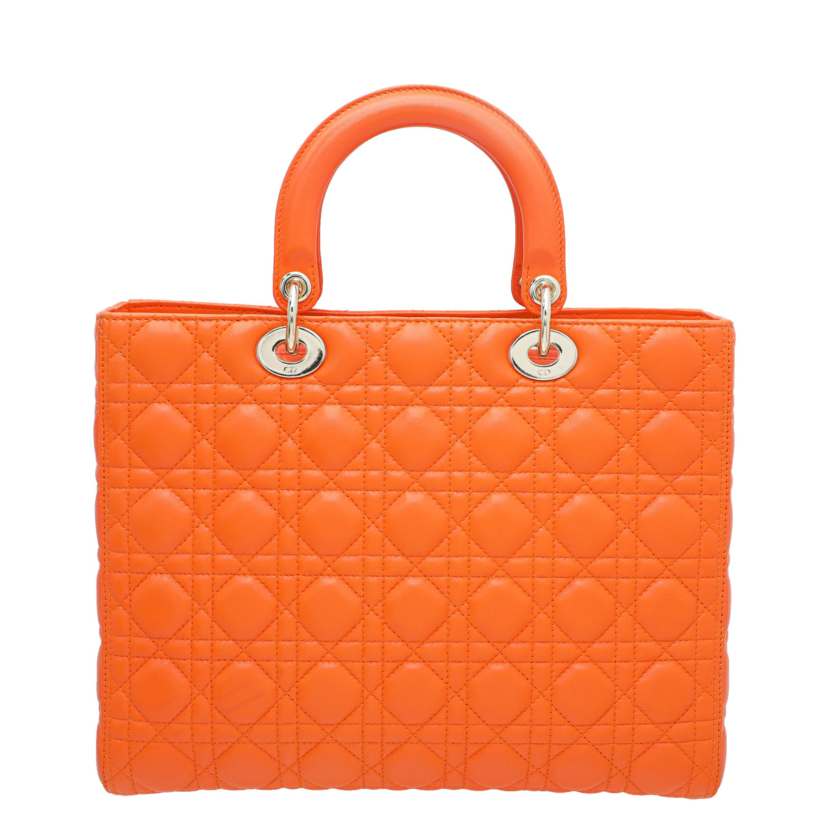 Christian Dior Orange Lady Dior Bag-Christian Dior-THE CLOSET