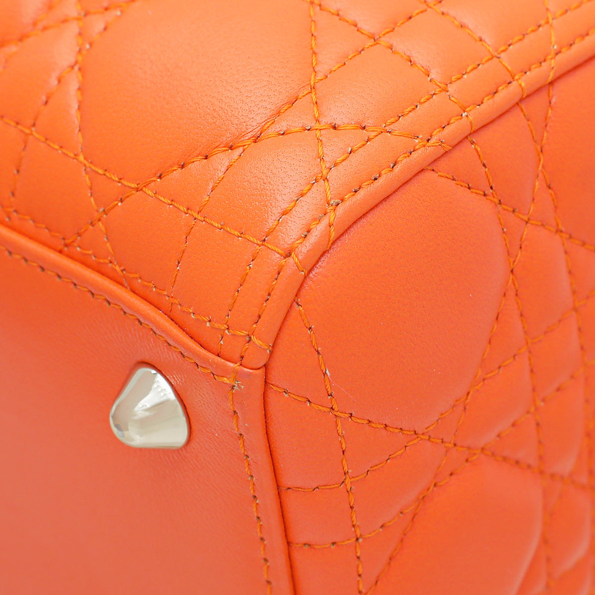 Christian Dior Orange Lady Dior Bag-Christian Dior-THE CLOSET