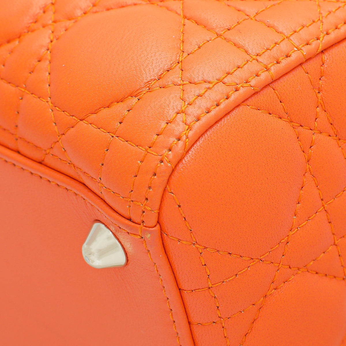 Christian Dior Orange Lady Dior Bag-Christian Dior-THE CLOSET