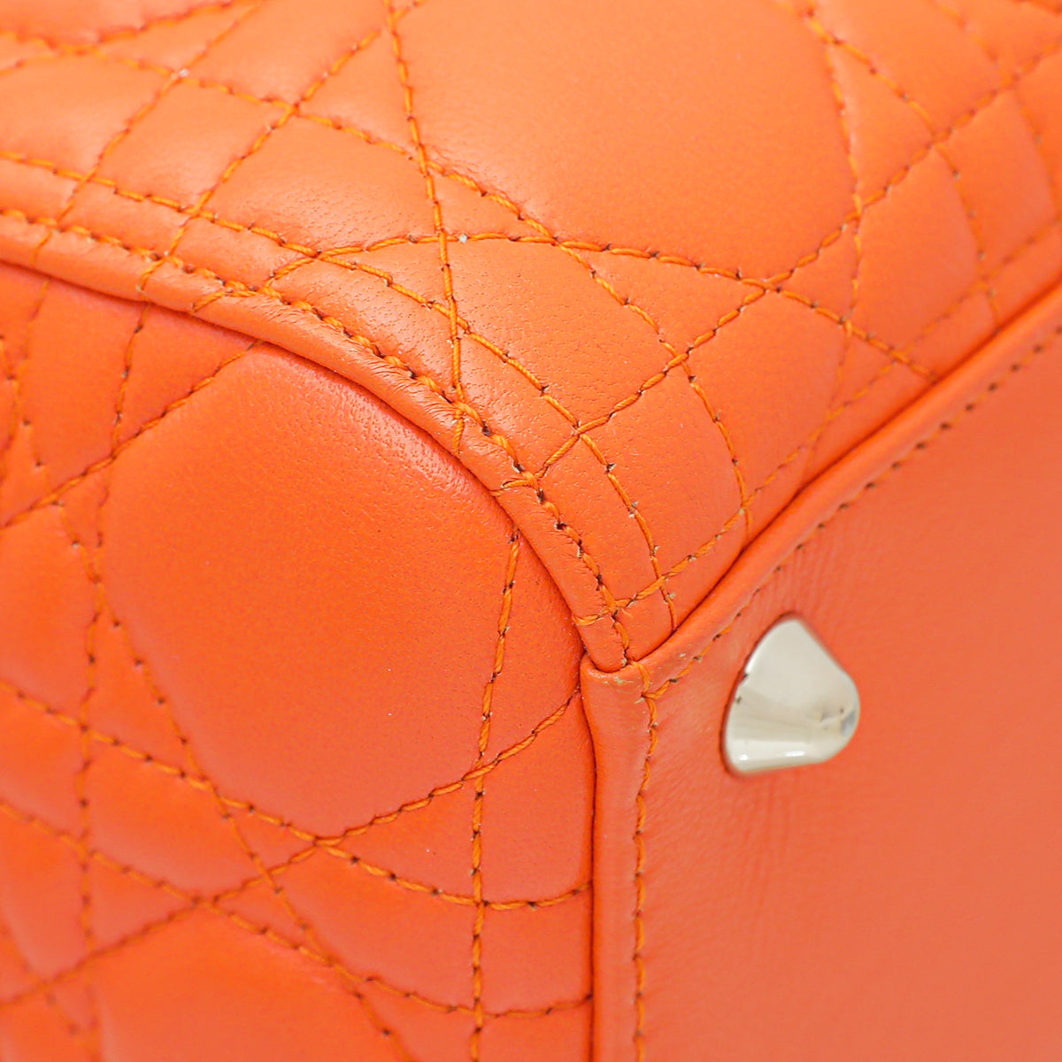 Christian Dior Orange Lady Dior Bag-Christian Dior-THE CLOSET