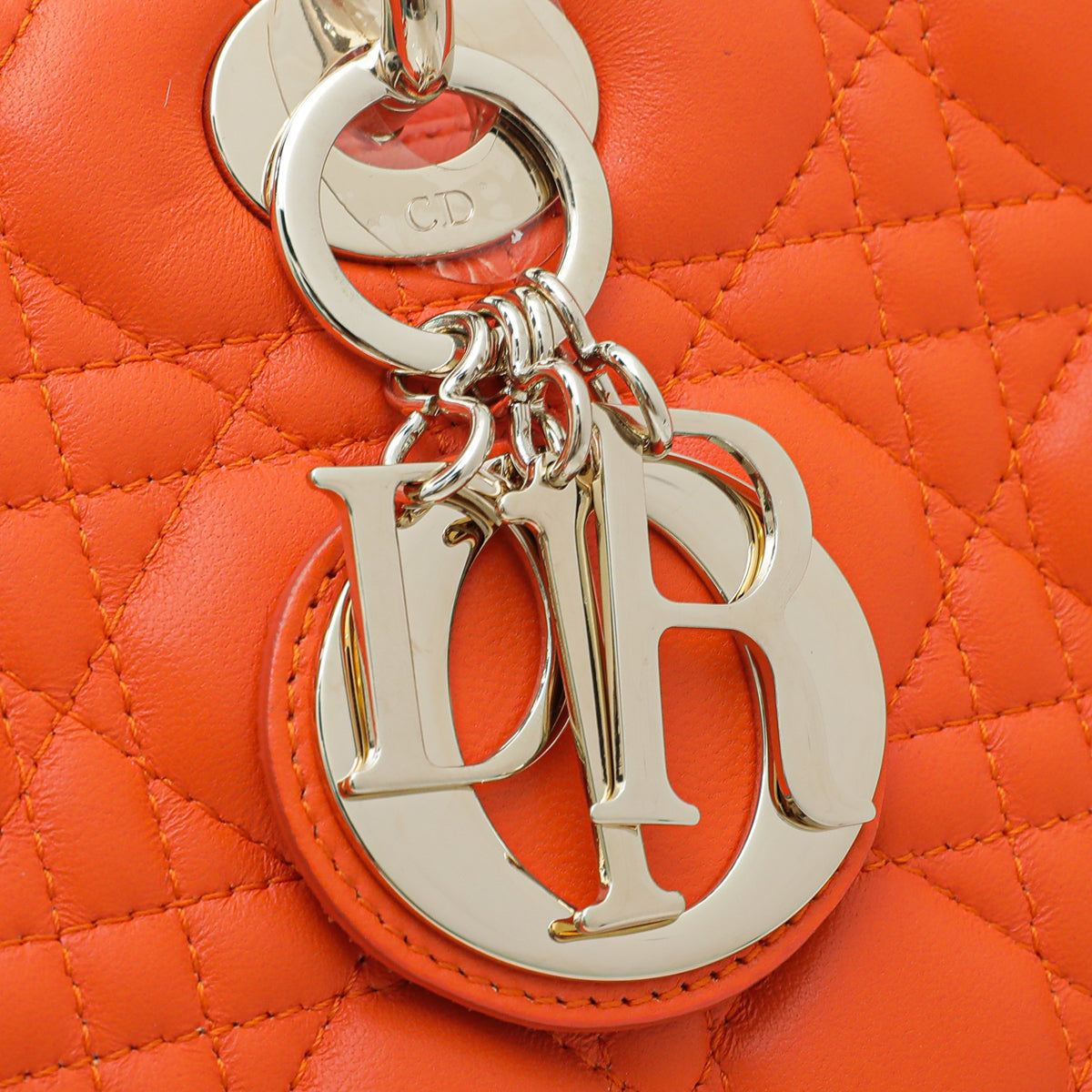 Christian Dior Orange Lady Dior Bag-Christian Dior-THE CLOSET