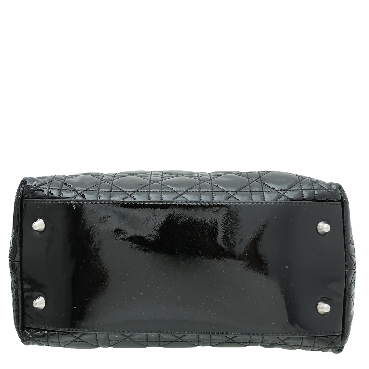 Christian Dior Black Lady Dior Cannage Soft Tote Bag-Christian Dior-THE CLOSET