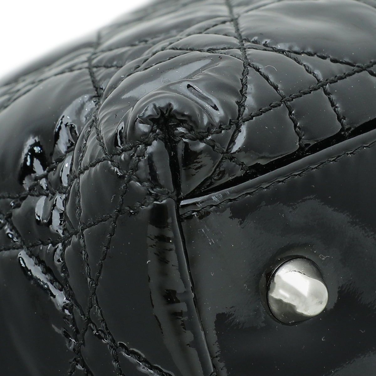 Christian Dior Black Lady Dior Cannage Soft Tote Bag-Christian Dior-THE CLOSET