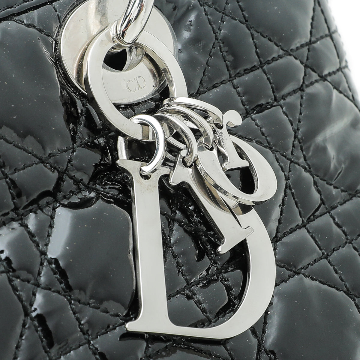 Christian Dior Black Lady Dior Cannage Soft Tote Bag-Christian Dior-THE CLOSET