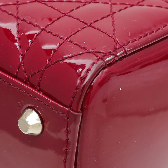 Christian Dior Red Mini Saddle Bag – The Closet