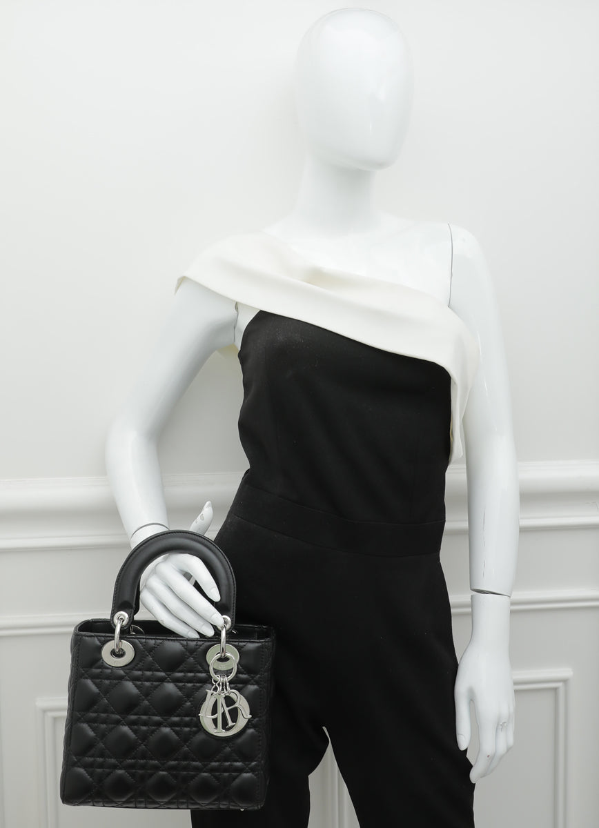 Túi Xách Nữ Lady Dior ABC Siêu Cấp Màu Xanh Than 20cm  DWatch Luxury