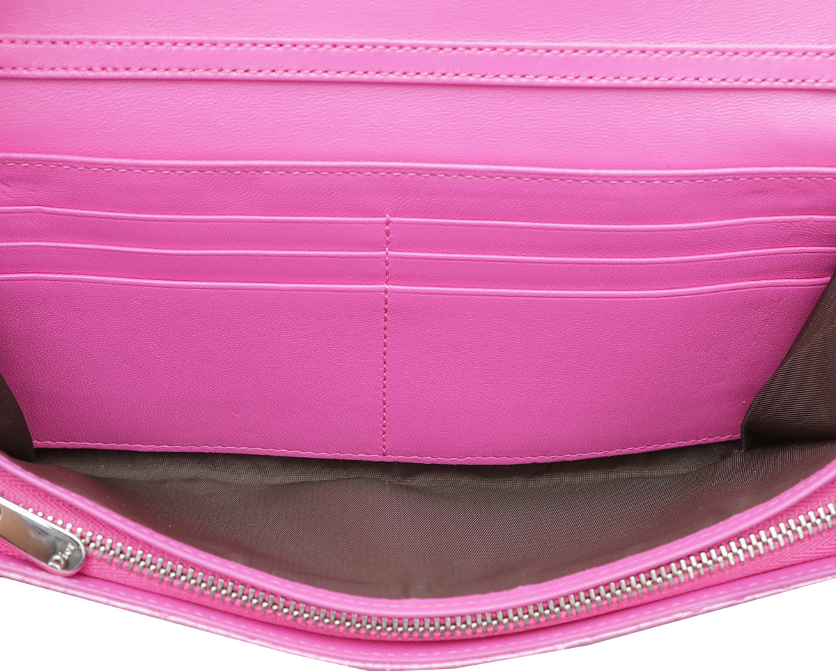 Christian Dior Pink Lady Dior Python Rendezvous Wallet On Chain – THE ...