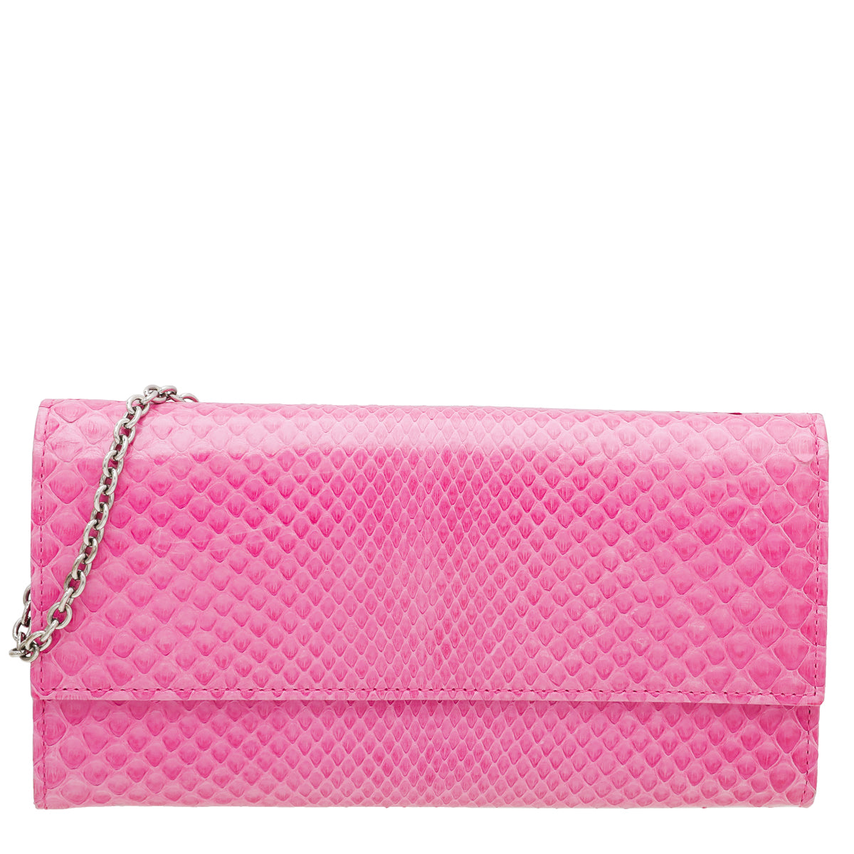 Christian Dior Pink Lady Dior Python Rendezvous Wallet On Chain – THE ...