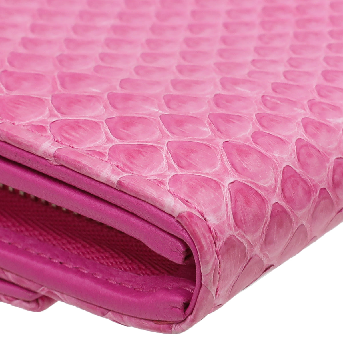 Christian Dior Pink Lady Dior Python Rendezvous Wallet On Chain – THE ...