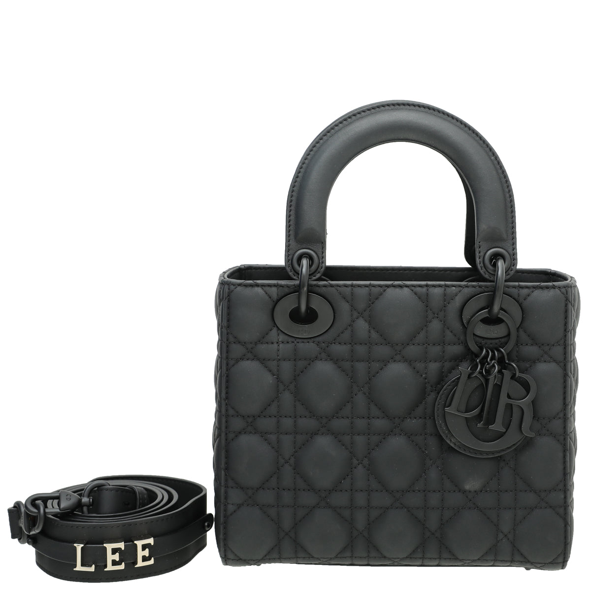 Christian Dior Black Black Lady Dior So Black My ABCDior Bag-Christian Dior-THE CLOSET