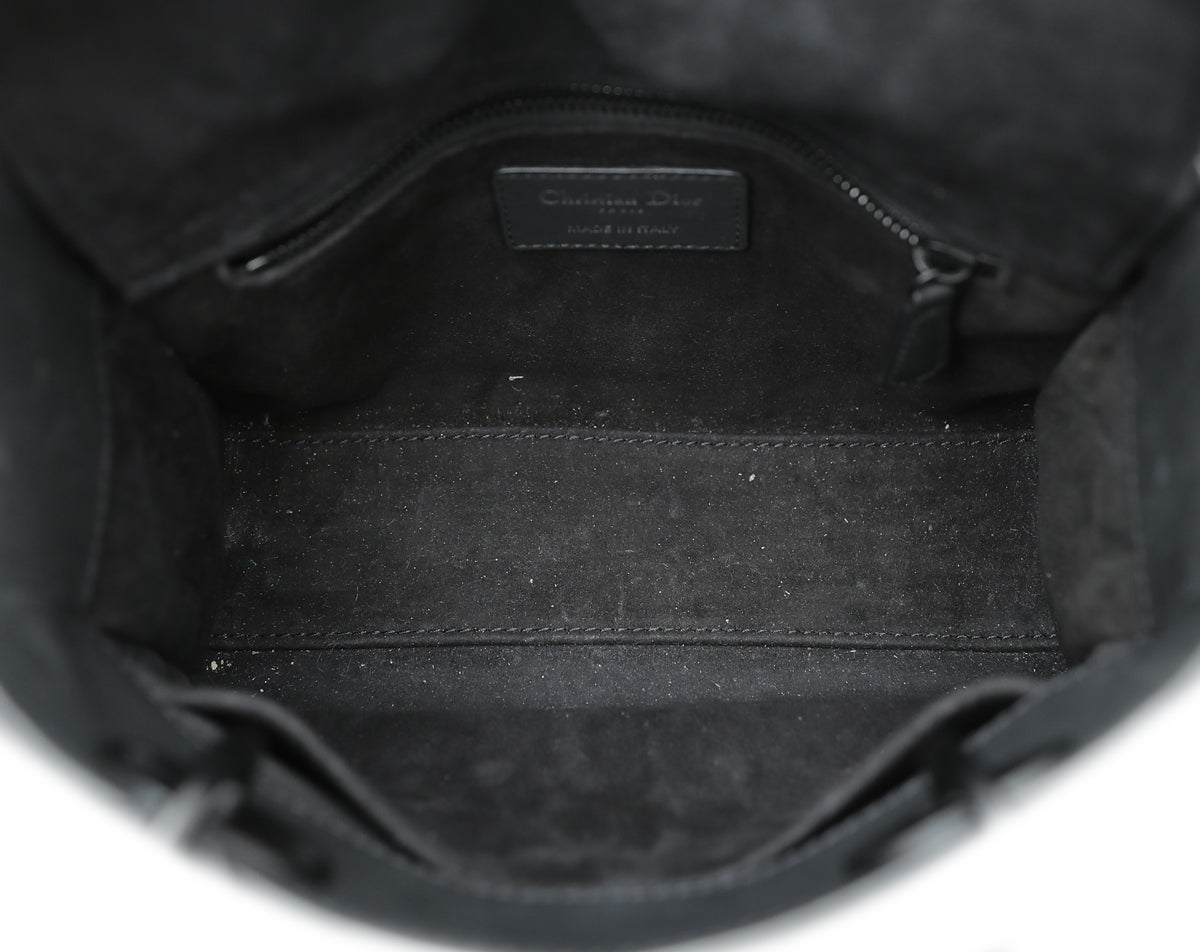 Christian Dior Black Black Lady Dior So Black My ABCDior Bag-Christian Dior-THE CLOSET