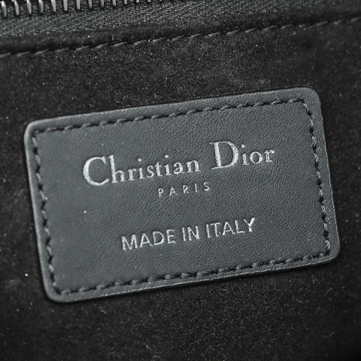 Christian Dior Black Black Lady Dior So Black My ABCDior Bag-Christian Dior-THE CLOSET