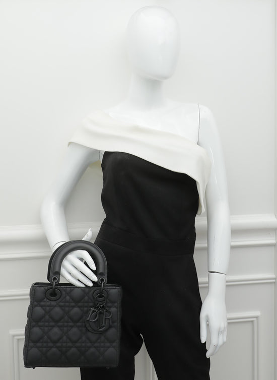 Christian Dior Black Black Lady Dior So Black My ABCDior Bag