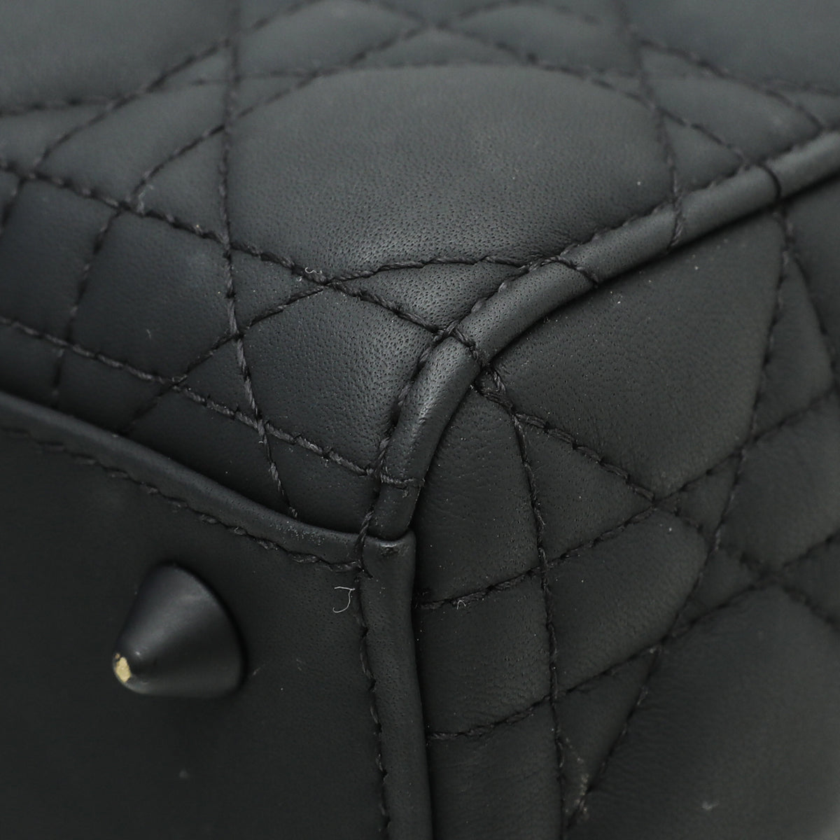 Christian Dior Black Black Lady Dior So Black My ABCDior Bag-Christian Dior-THE CLOSET