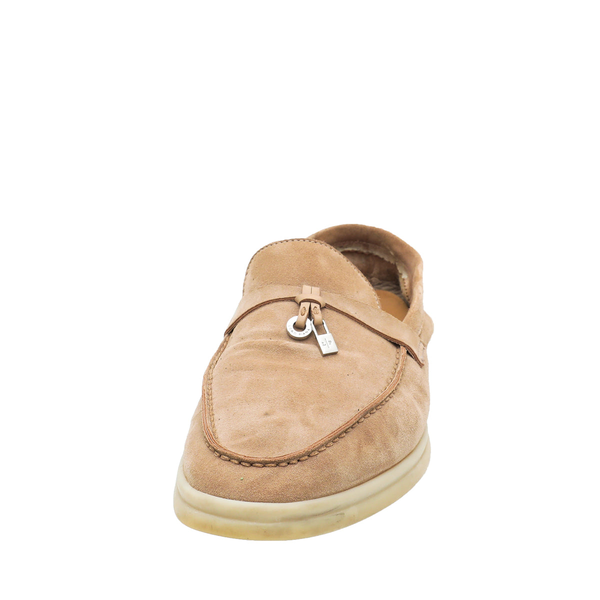 Loro Piana Peanut Butter Summer Charms Moccasin 39.5-Loro Piana-THE CLOSET