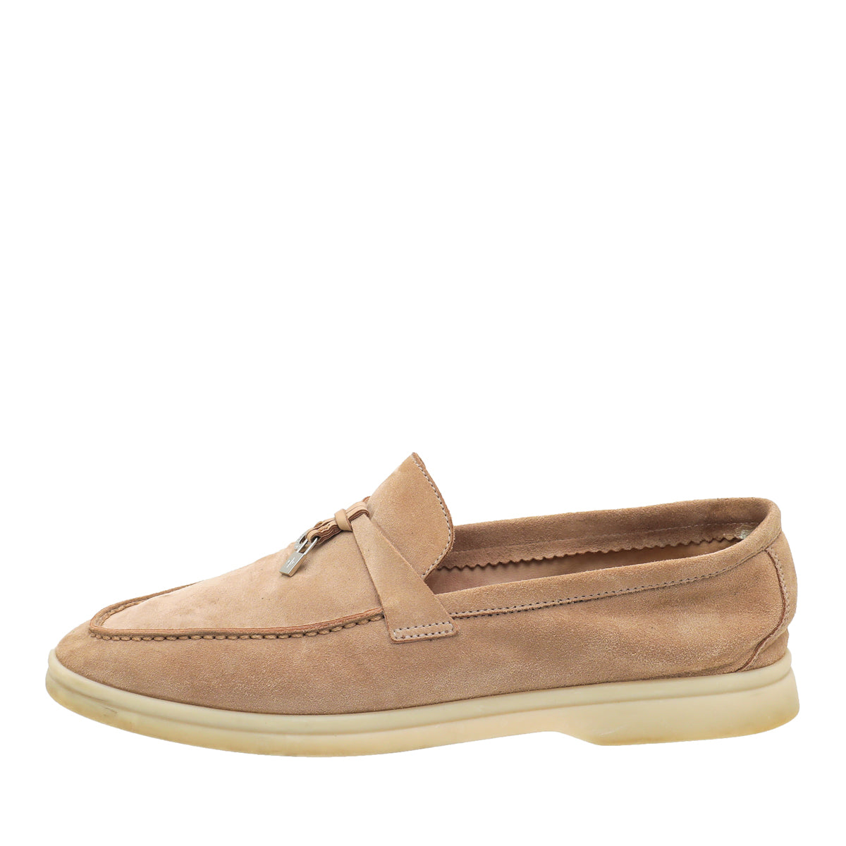 Loro Piana Peanut Butter Summer Charms Moccasin 39.5-Loro Piana-THE CLOSET