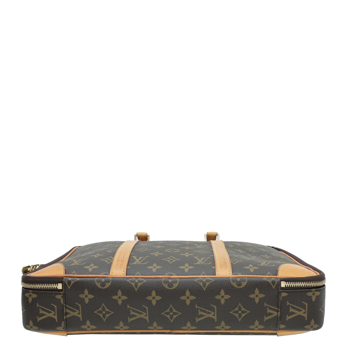 Louis Vuitton Brown Monogram Cupertino Briefcase Bag-Louis Vuitton-THE CLOSET