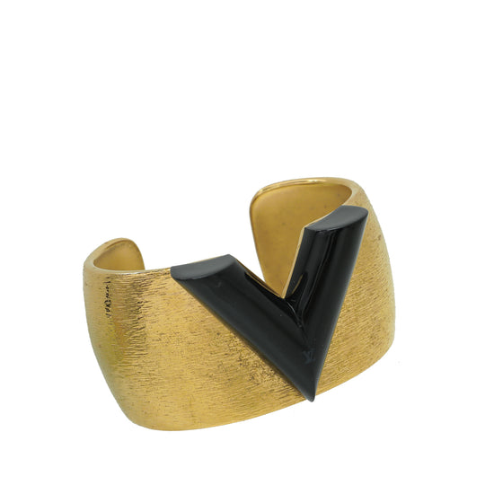 Louis Vuitton Essential V Lacquer Gold Tone Bracelet Louis Vuitton | The  Luxury Closet