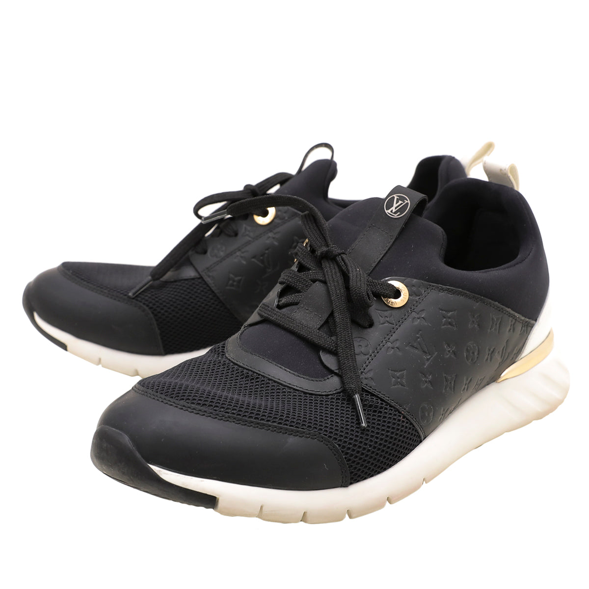 Louis Vuitton Black Aftergame Mesh Sneaker 41-Louis Vuitton-THE CLOSET