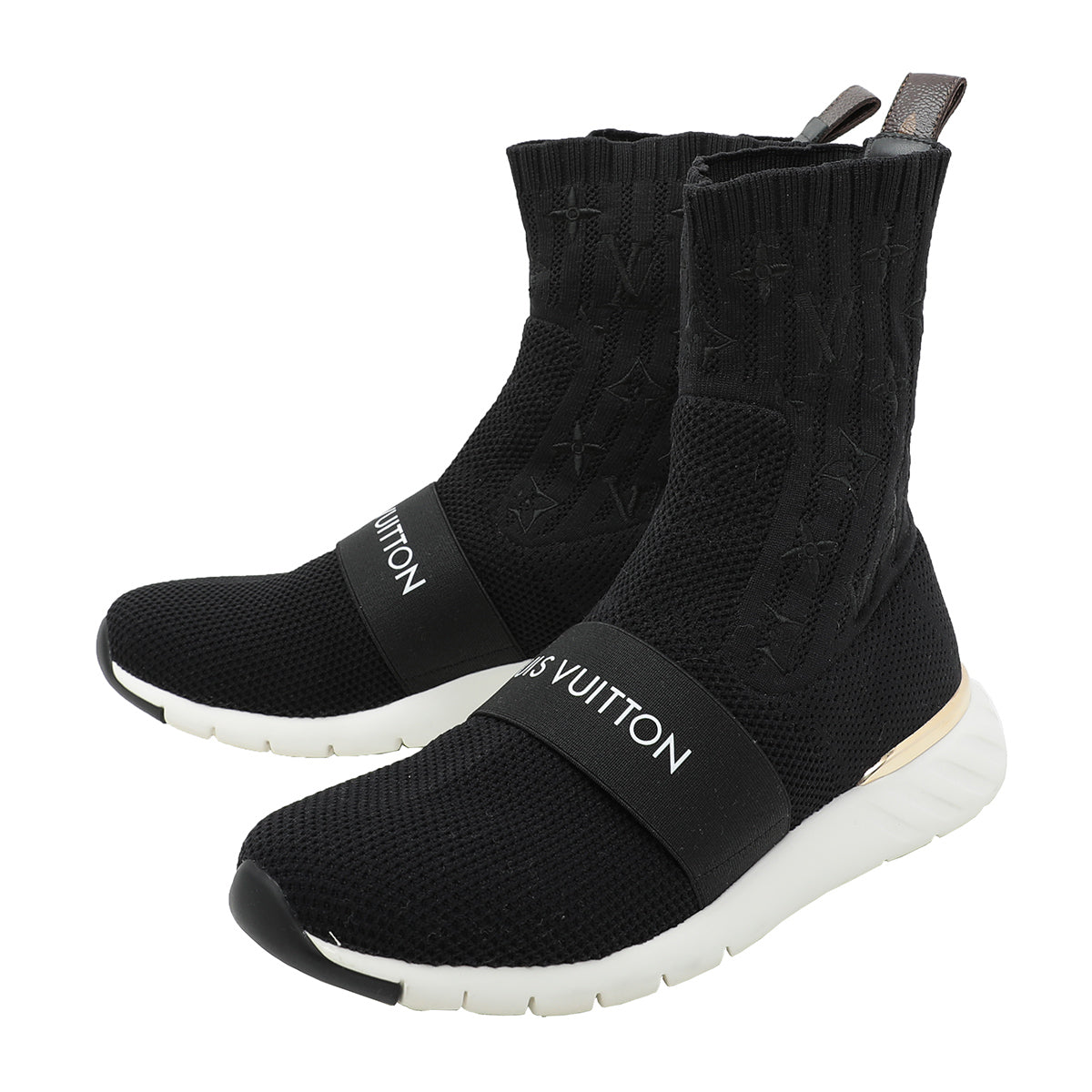 Louis Vuitton Black Aftergame Sneakers Boots 37 - Main Image