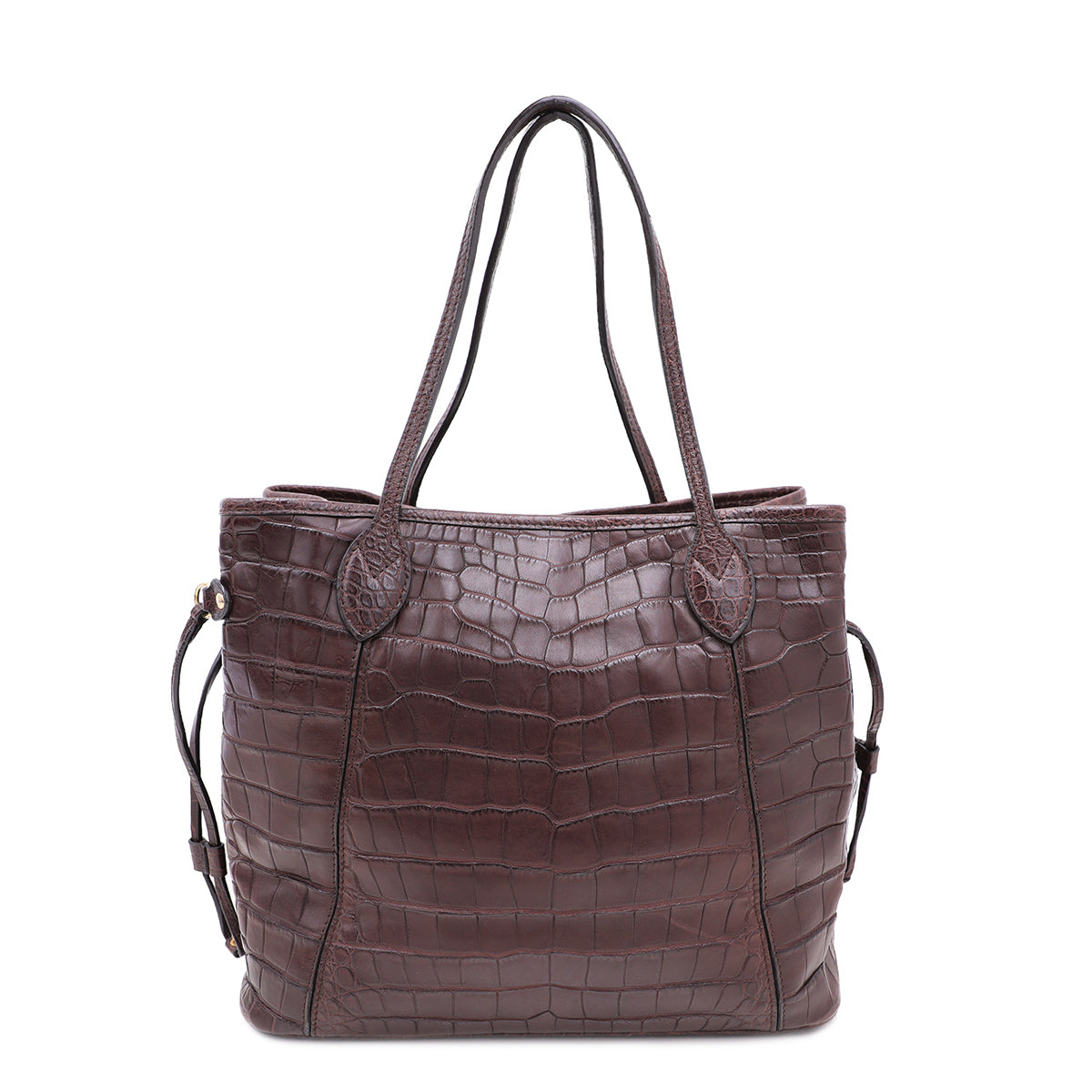 Louis Vuitton Brown Alligator Neverfull MM Bag-Louis Vuitton-THE CLOSET