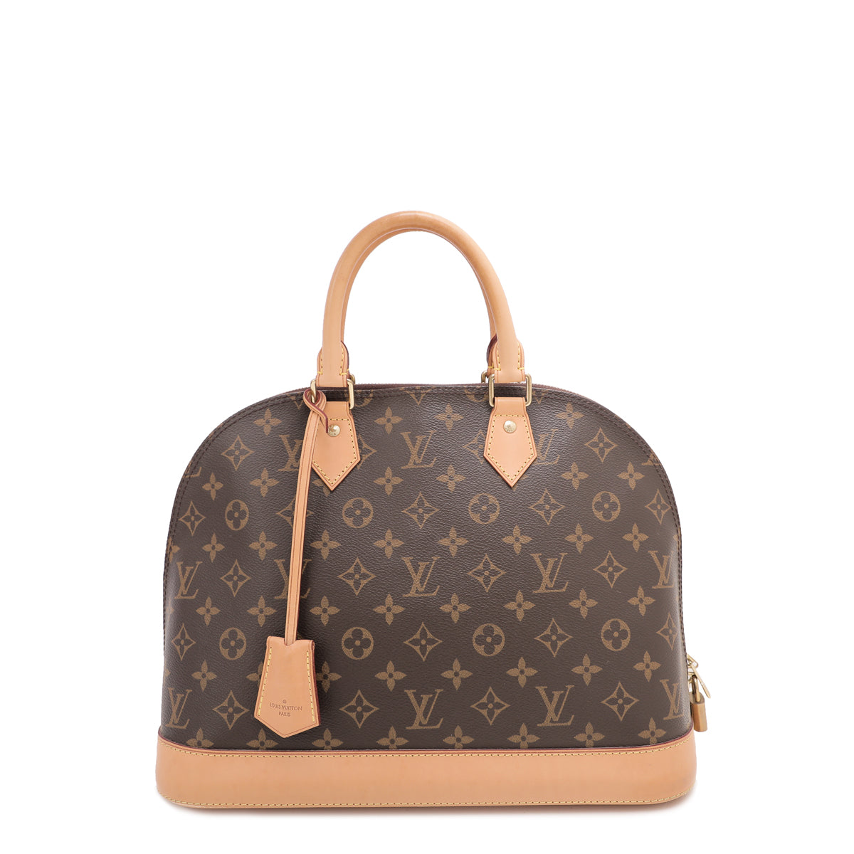 Louis Vuitton Brown Monogram Alma MM Bag-Louis Vuitton-THE CLOSET