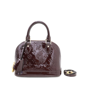 Louis Vuitton Amarante Monogram Vernis Alma BB Bag