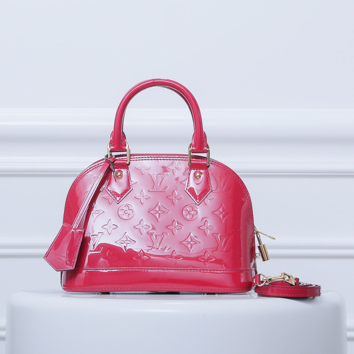 Louis Vuitton Fuchsia Alma BB-Louis Vuitton-THE CLOSET