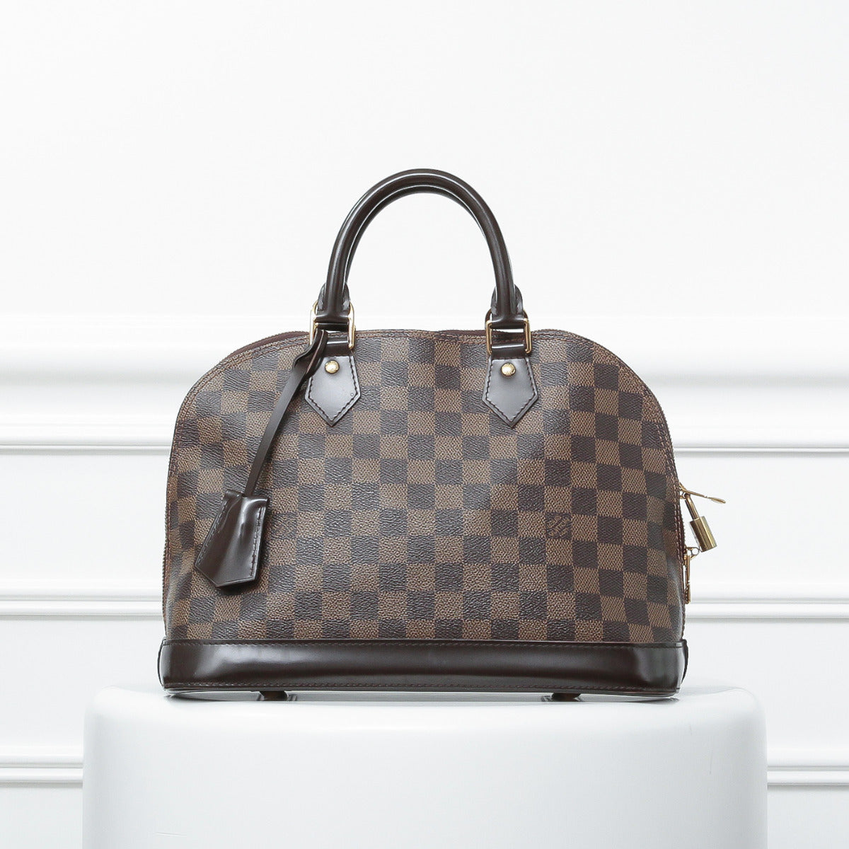 Louis Vuitton Alma Pm Ebene Bag