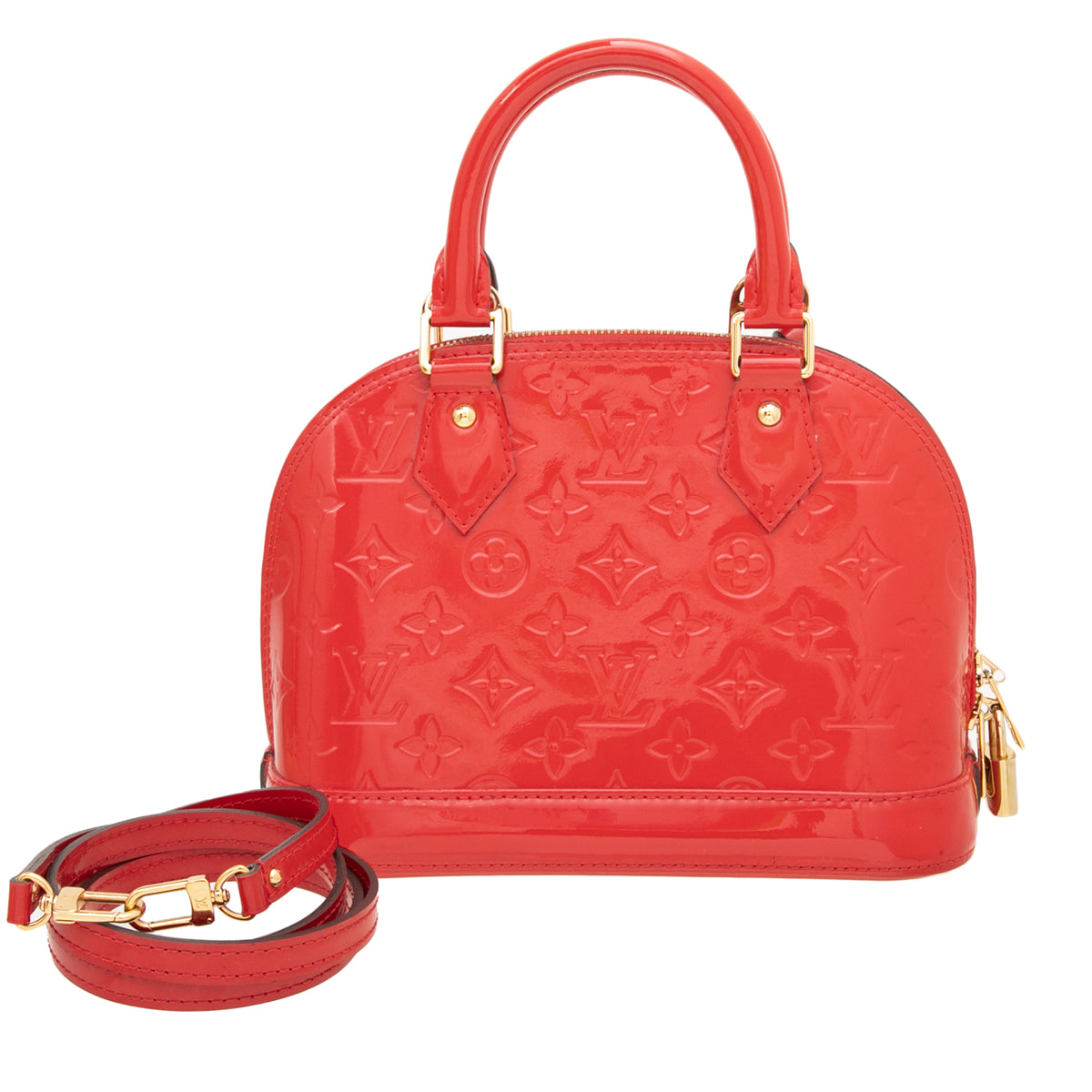 Louis Vuitton Cerise Alma Vernis BB Bag-Louis Vuitton-THE CLOSET