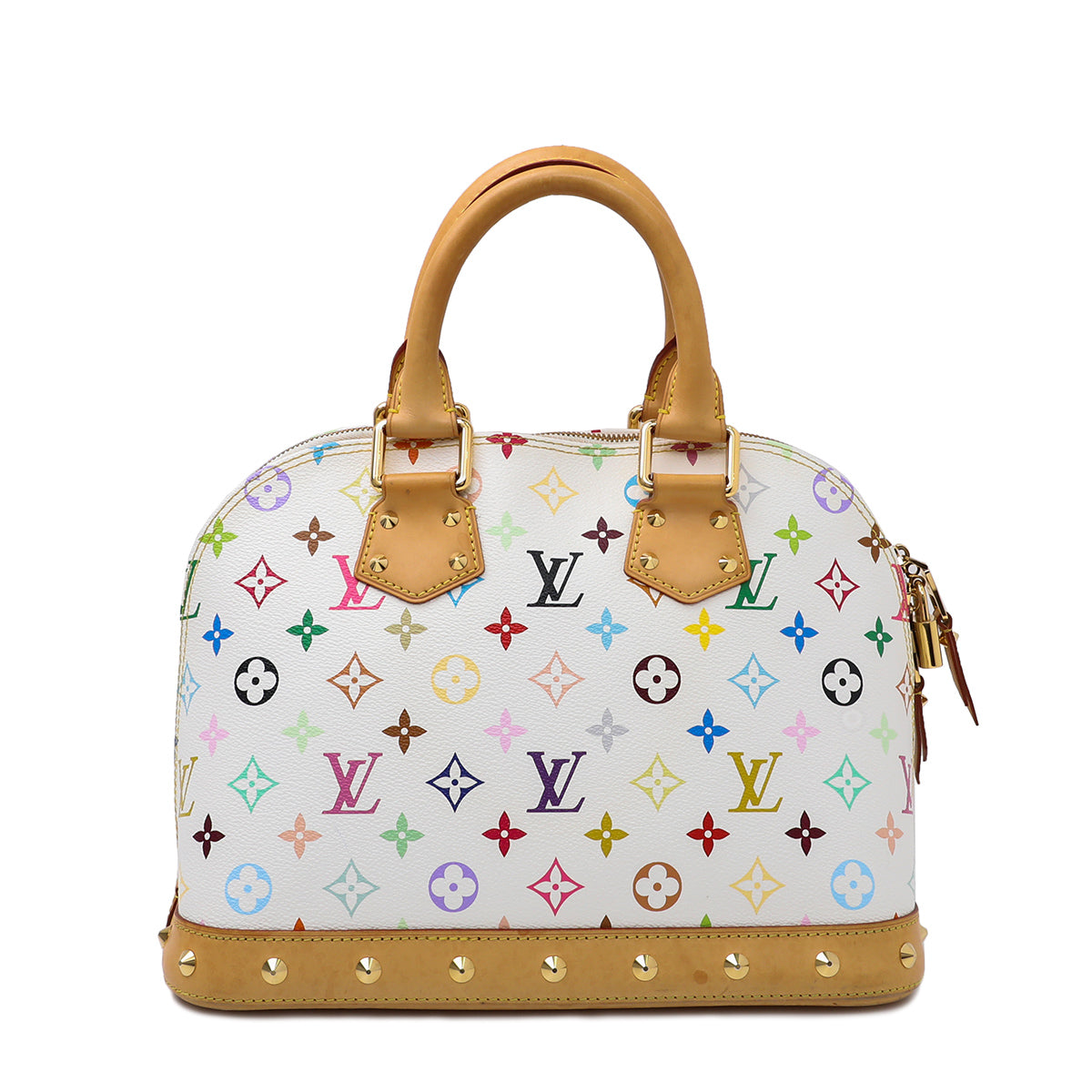 Louis Vuitton White - Multicolor Alma Bag-Louis Vuitton-THE CLOSET