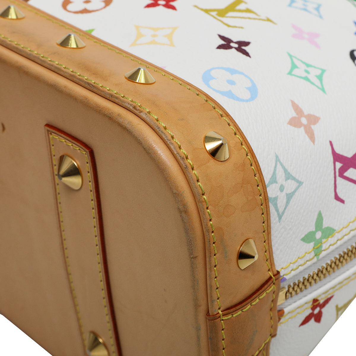 Louis Vuitton White - Multicolor Alma Bag-Louis Vuitton-THE CLOSET