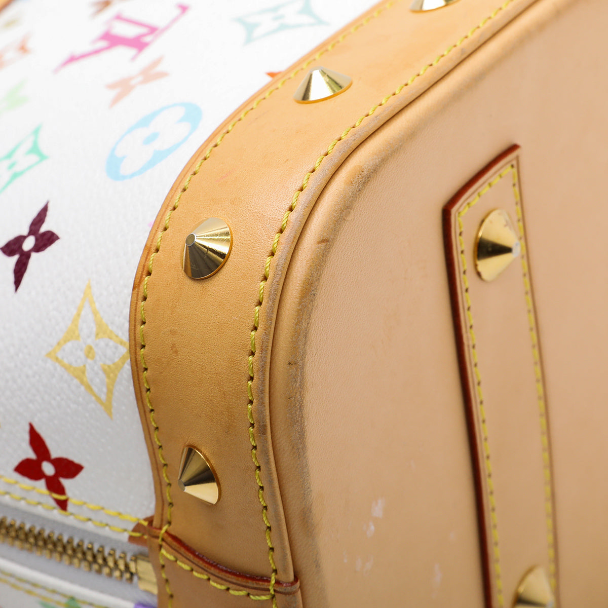 Louis Vuitton White - Multicolor Alma Bag-Louis Vuitton-THE CLOSET