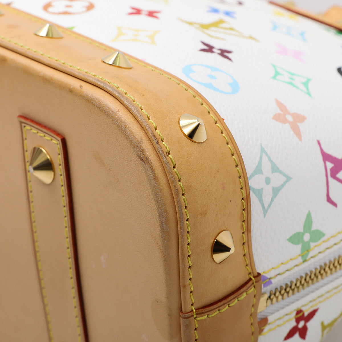 Louis Vuitton White - Multicolor Alma Bag-Louis Vuitton-THE CLOSET