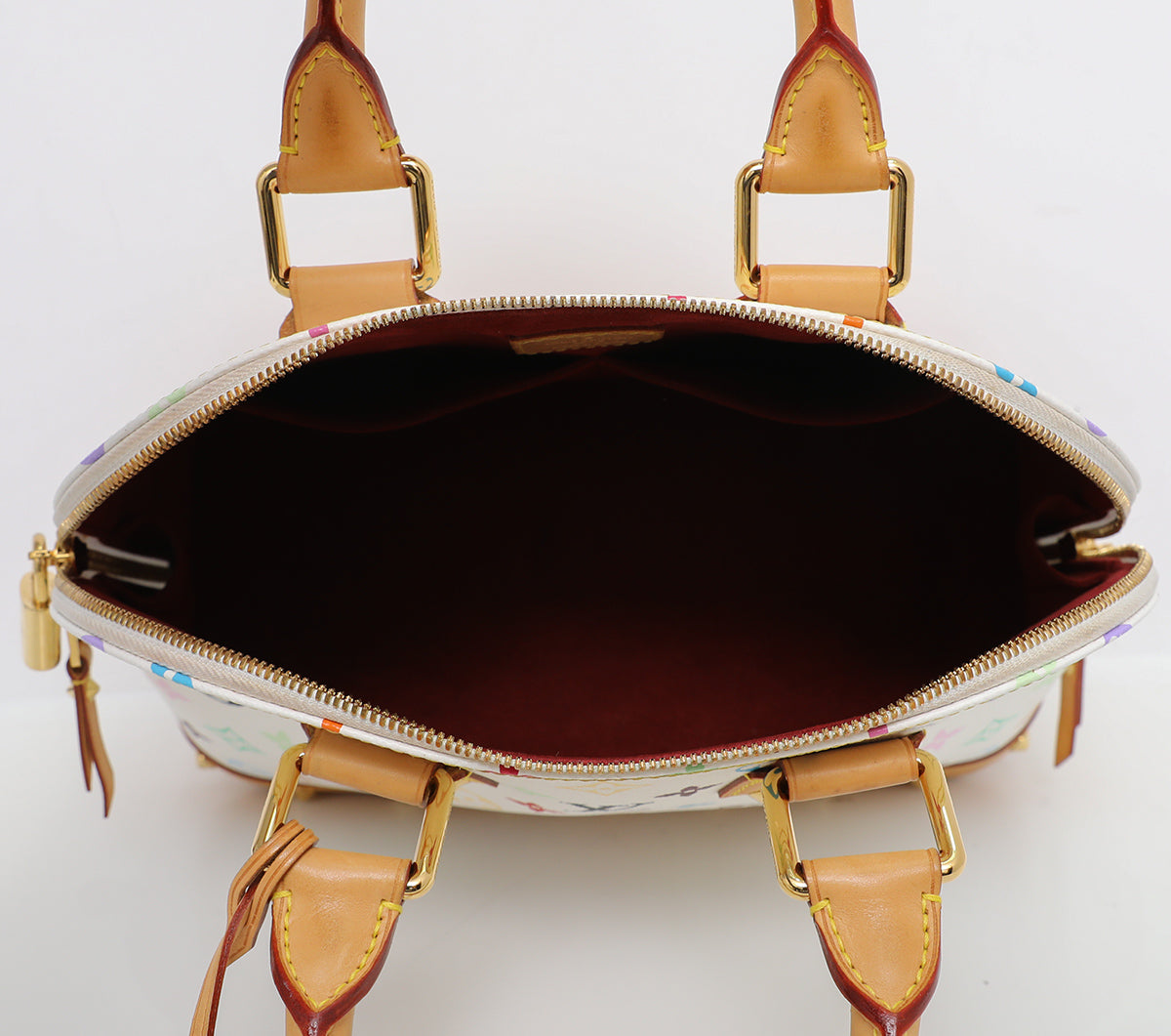 Louis Vuitton White - Multicolor Alma Bag-Louis Vuitton-THE CLOSET