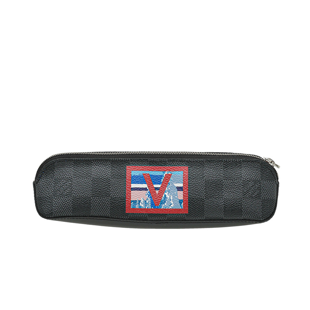 Louis Vuitton Graphite Multicolor Alps Elisabeth Pencil Pouch-Louis Vuitton-THE CLOSET