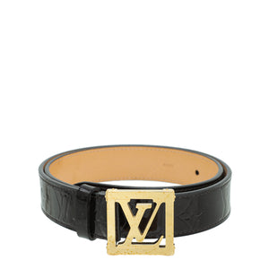 Louis Vuitton Amarante Monogram Vernis LV Frame Boxle Belt 32