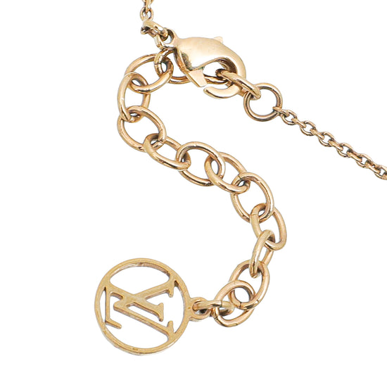 Louis Vuitton Gold and Me Letter Necklace