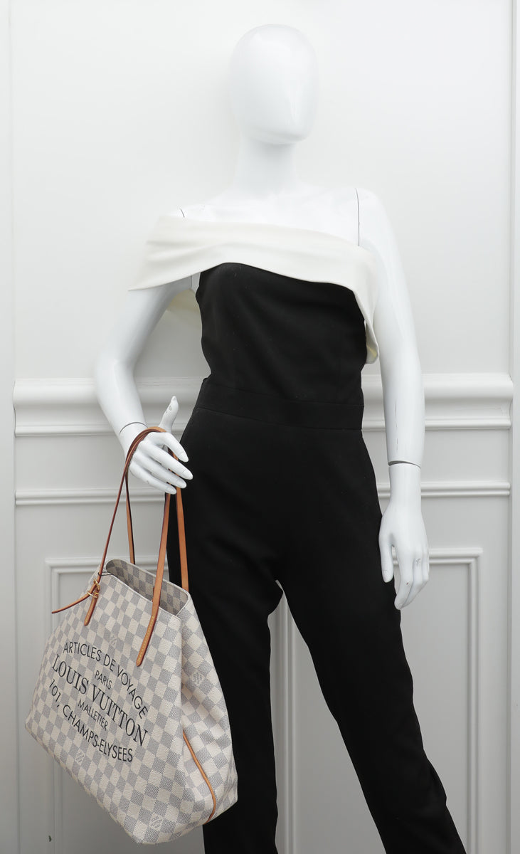 Louis Vuitton Azur Cabas Articles De Voyage Adventure MM Tote Bag