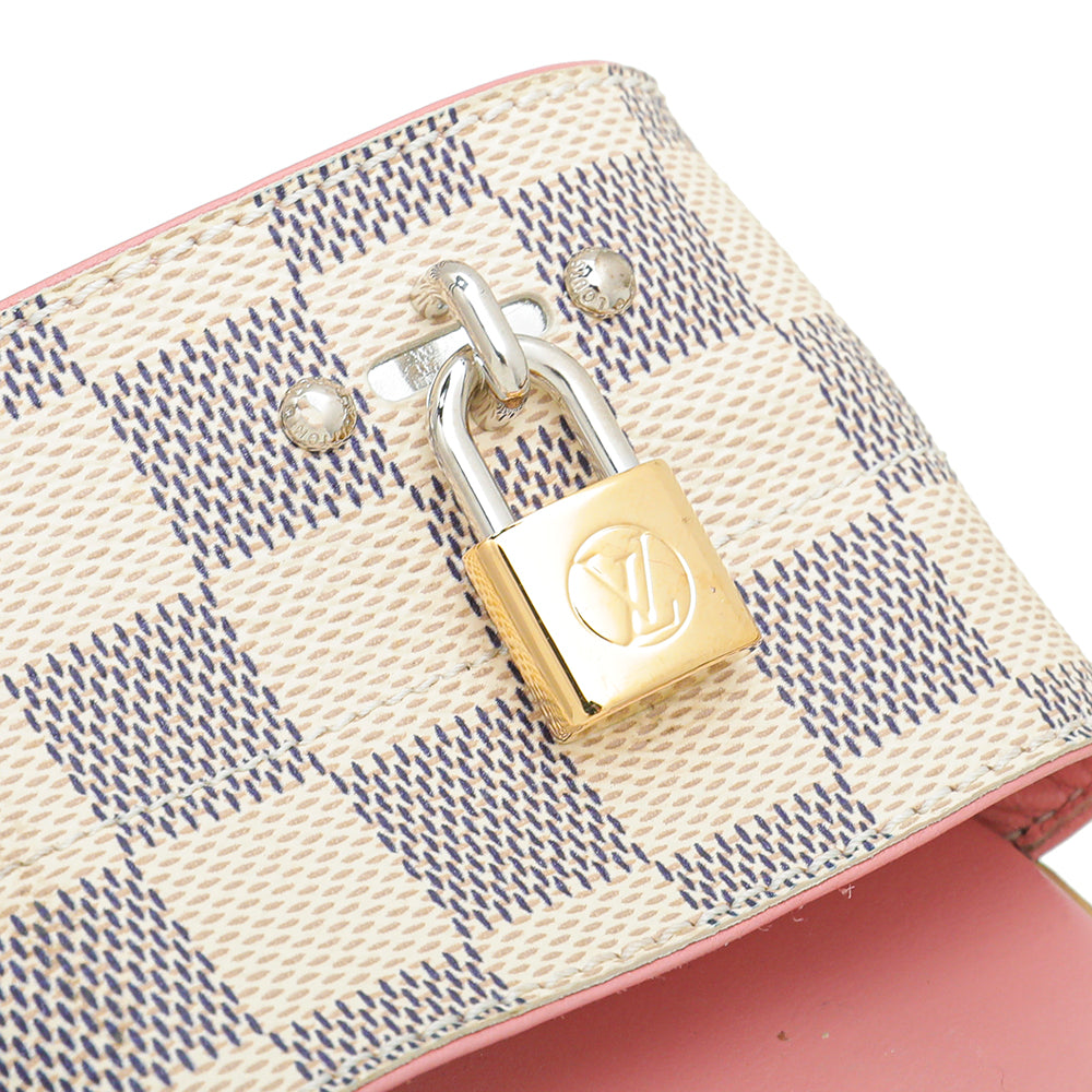 Louis Vuitton Azur Pink Lock It Flat Mule 41-Louis Vuitton-THE CLOSET