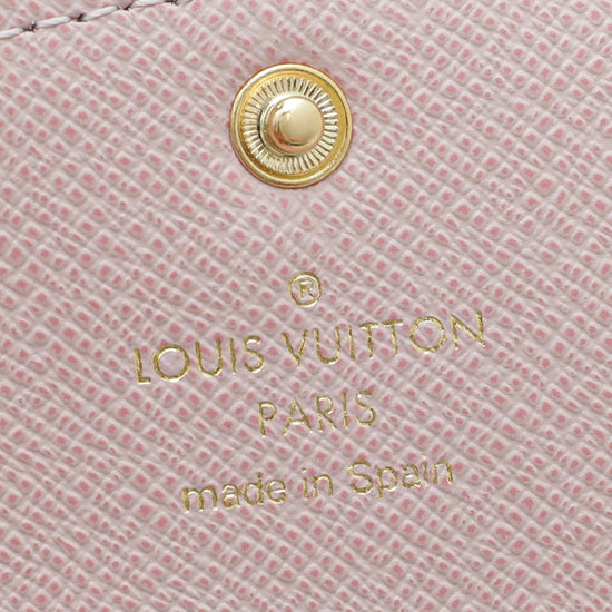 Louis Vuitton Coin Purse Rosalie Damier Azur Rose Ballerine in Coated  Canvas with Gold-tone - US