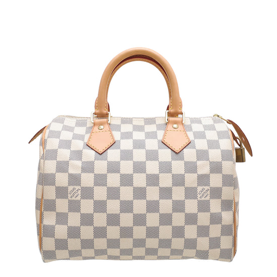 Louis Vuitton Azur Speedy 25 Bag