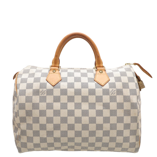Louis Vuitton Azur Speedy 30 Bag
