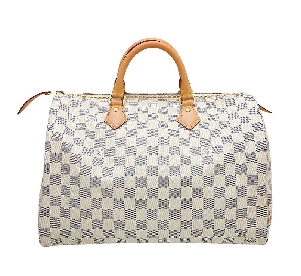 Louis Vuitton Azur Speedy 35 Bag-Louis Vuitton-THE CLOSET