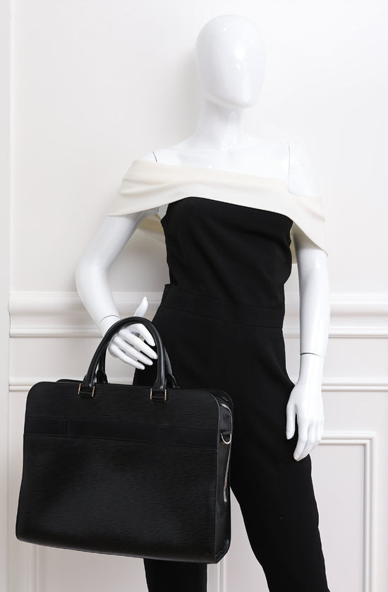 Louis Vuitton Noir Bassano Bag – The Closet