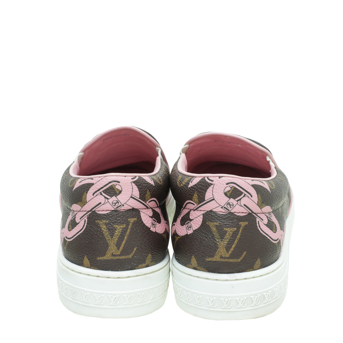 Louis Vuitton Monogram Bay Flower Slip On Harbor Sneakers