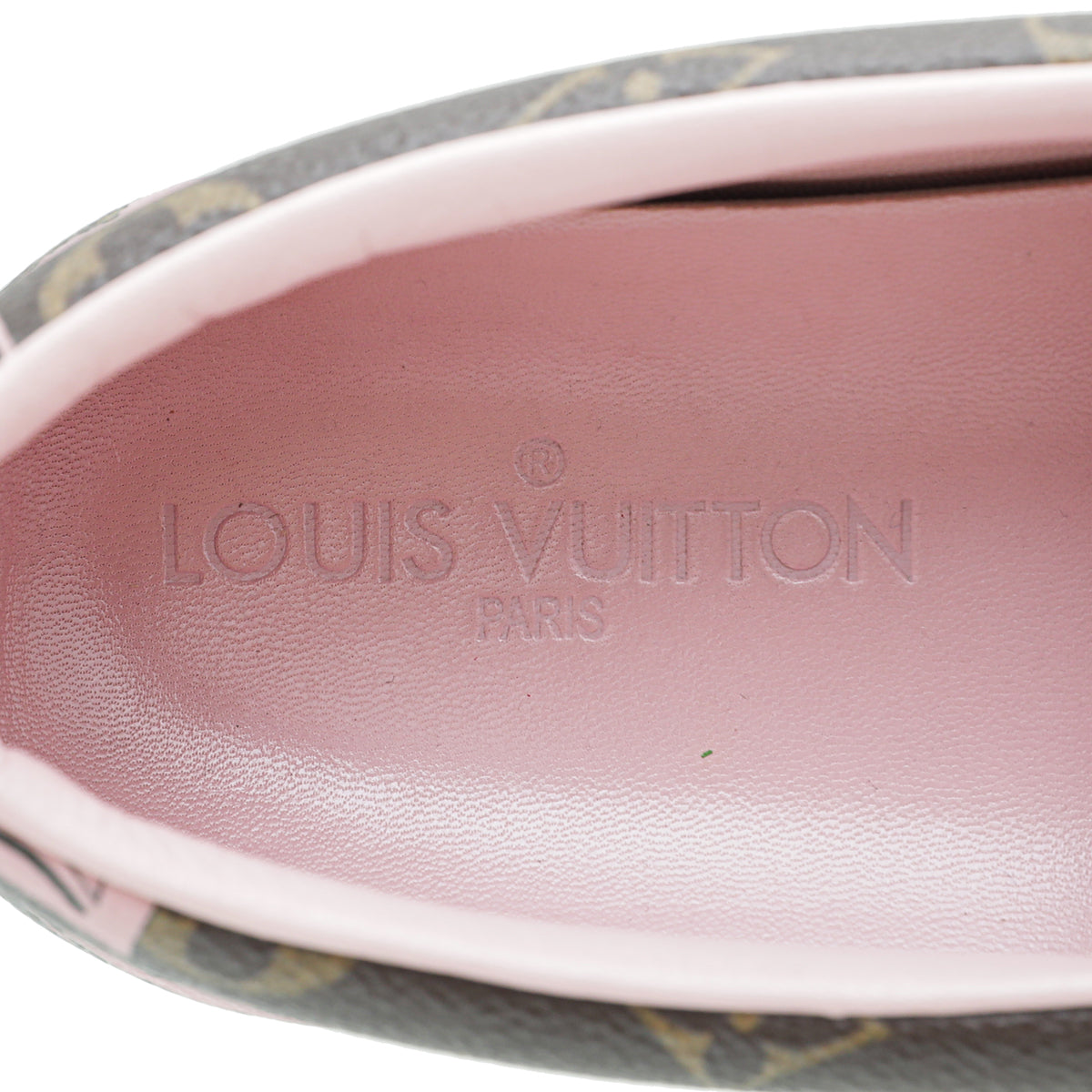 Louis Vuitton Monogram Bay Flower Slip On Sneakers 38.5